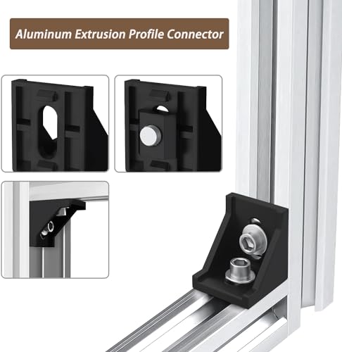 Support d'angle 3030 pour stabiliser les structures et bâtis en profilé d'aluminium