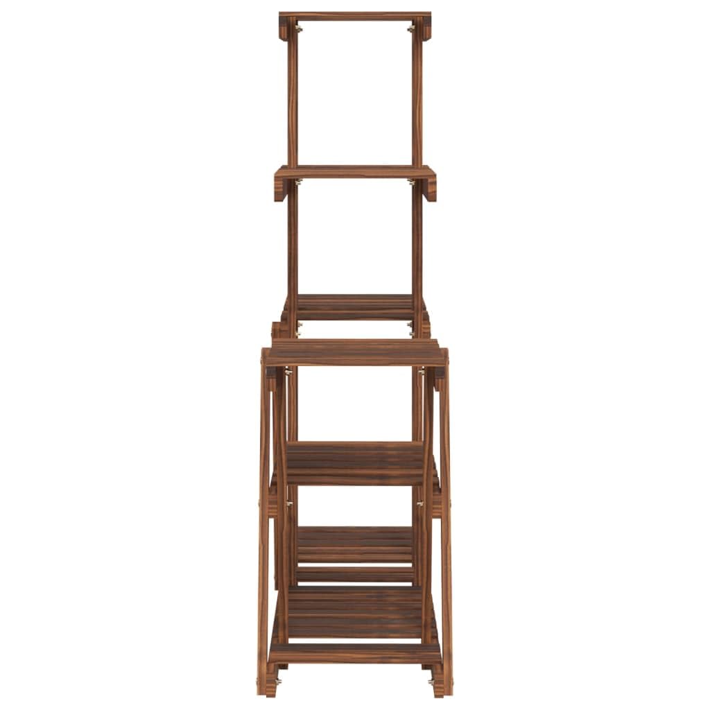 Stojak na kwiaty 95 x 25 x 96 cm lite drewno jodła
