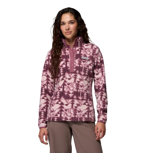 Columbia Women's Benton Springs Printed 1/2 Snap - image 1