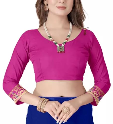 Generic pink baluchari silk saree – image 4