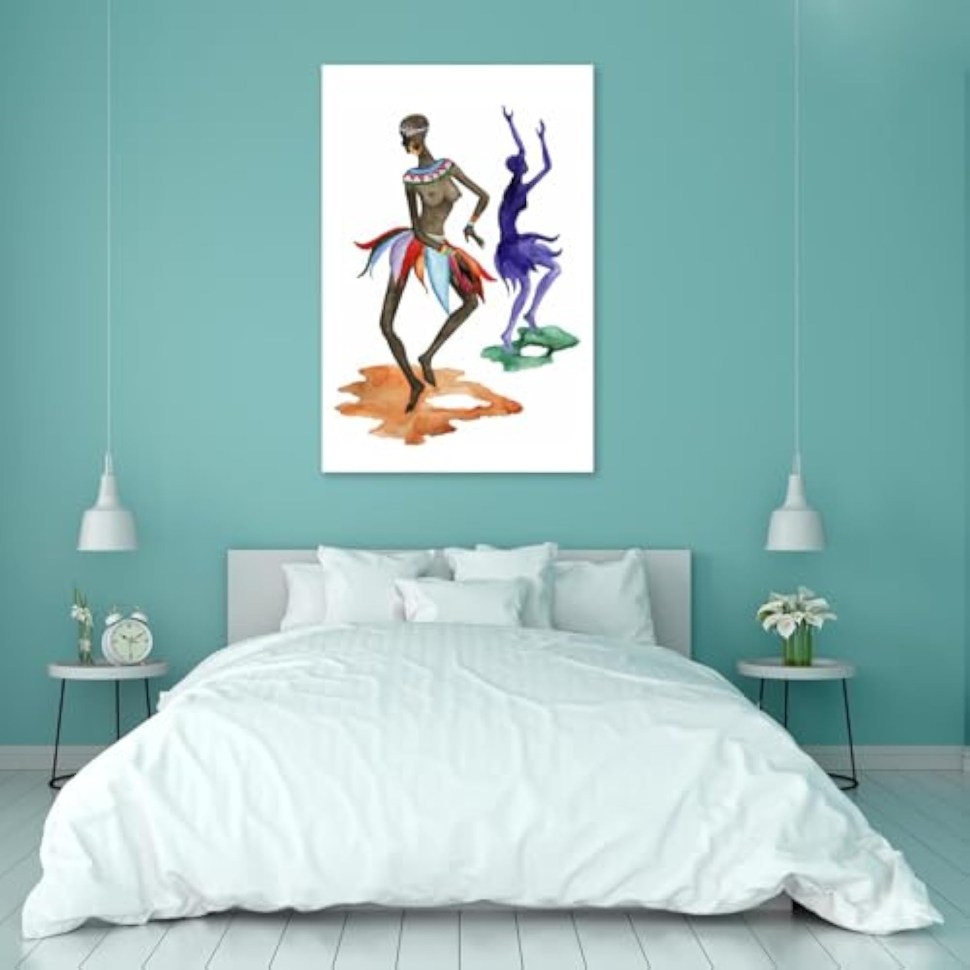 Ethnic Dance D3 Peel & Stick Vinyl Wall Sticker