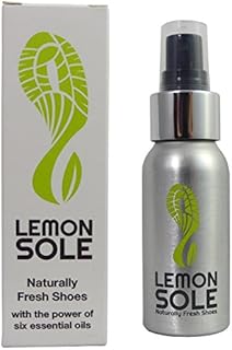 Lemon Sole - POWERFUL & NATURAL shoe freshener & deodoriser with 6 essential oils. Great for Sport. Very effective!
