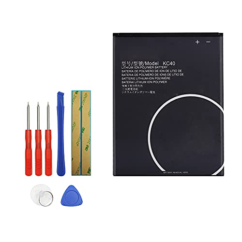 Vvsialeek KC40 Replacement Battery Compatible with Moto E6+ XT2025-1 E6S XT2053-2 E6 Plus E6+ XT2025-2 with Toolkit
