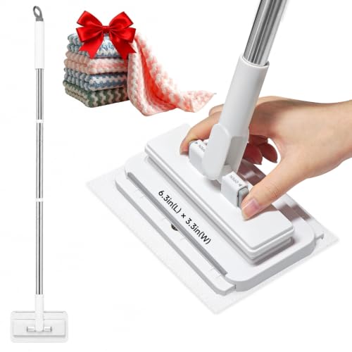 Image of Mini Bathroom Spot Cleaning Mop, Lightweight Small Dust Mop