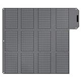 MHPOWOS 120W 19V Tragbares Solarpanel, Faltbares Solarladegerät mit 7-in-1-Solarstecker, IP65 Wasserdicht Camping-Solarpanel für Tragbare Kraftwerk, Smartphone, PC, Camping, Wandern, Outdoor-Reisen