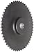 Martin Roller Chain Sprocket, Bored-to-Size, Type B Hub, Single Strand, 60 Chain Size, 0.75" Pitch, 52 Teeth, 1.375" Bore Dia., 12.849" OD, 4.25" Hub Dia., 0.459" Width