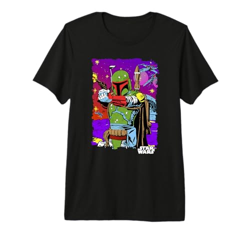 T-shirt Star Wars Boba Fett Technicolor pour look geek