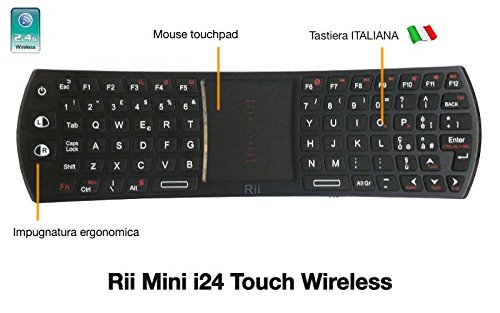 Preisvergleich Produktbild Rii Mini i24 Touch Wireless (Layout Italiano)
