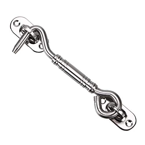 Preisvergleich Produktbild Bstkey, Kabinenhaken, Edelstahl, zur Türverriegelung, Drehgelenk, geräuschloser Halter, Fensterbügel, 2 Stück