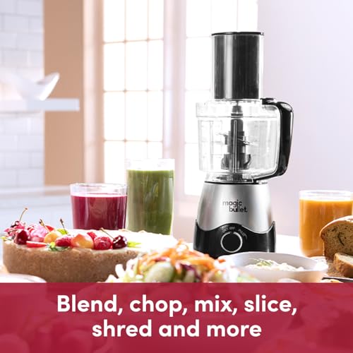 nutribullet magic bullet Kitchen Express - All-in-one Food Processor & Blender - 830ml Capacity - Precise Control - Blend, Chop, Mix & Slice - Ideal for Smoothies & Healthy Meal Preparation - 250W - Image 5