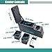MOOSUN 31515 Denim Black Deluxe Locking Center Console for Jeep CJ-5 1976-1983, CJ-7 1976-1986, Wrangler YJ 1987-1995