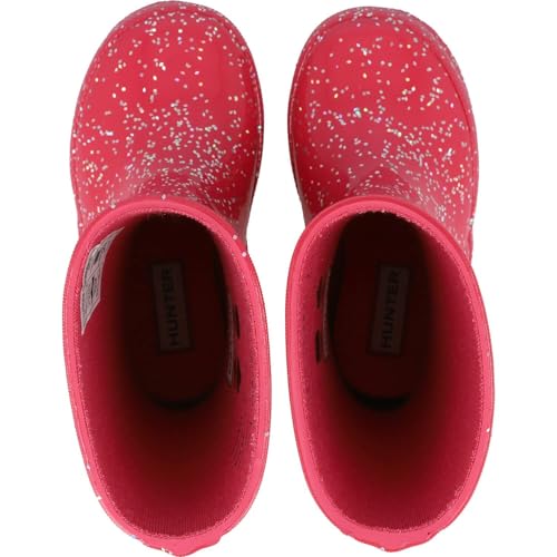 Hunter Girl's Original First Classic Giant Glitter Wellington Boots (Toddler/Little Kid) Thrift 1 Little Kid M2