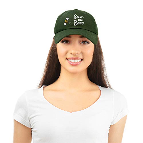 Image of DALIX Save The Bees Baseball Cap Dad Hat Embroidered Women Girls