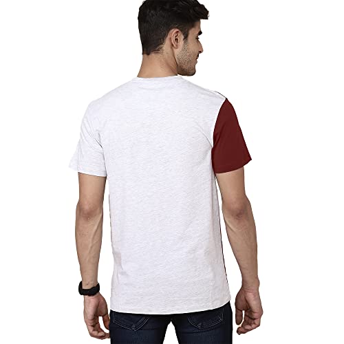 Image of Free Authority Mickey & Friends Printed Regular Fit Green Cotton Men's T-Shirt