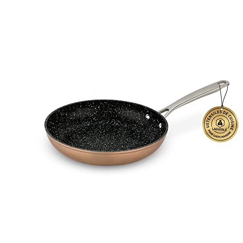 LAGUIOLE - Sartén de 24 cm cobre antiadherente Greblon C2 inducción