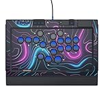 qanba Sapphire S1 Leverless Arcade Controller Joystick for PlayStation 5 and PlayStation 4 and PC (Fighting Stick) Officially Licensed Sony Product