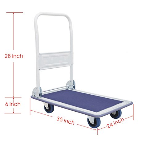 Carrito Plataforma Plegable Capacidad 660 lbs miniatura 5