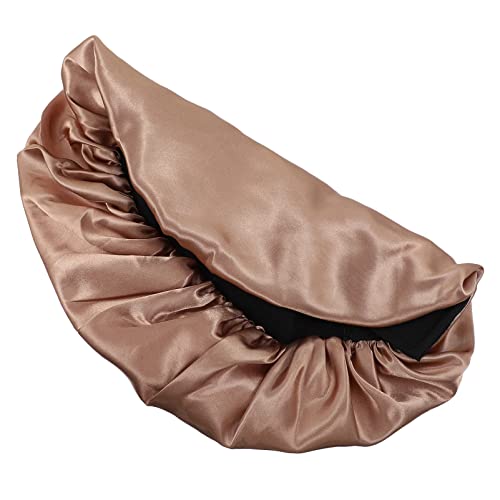 Healeved Solid for Women Satin Sleep Hair Hat Adjustable Buckle and Tape for Night Sleep Hair Care
