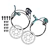 MT200 Ensemble de freins à disque hydrauliques en alliage d'aluminium à double piston avant et arrière avec lignes de frein pour VTT vélo de route (coloré) #2
