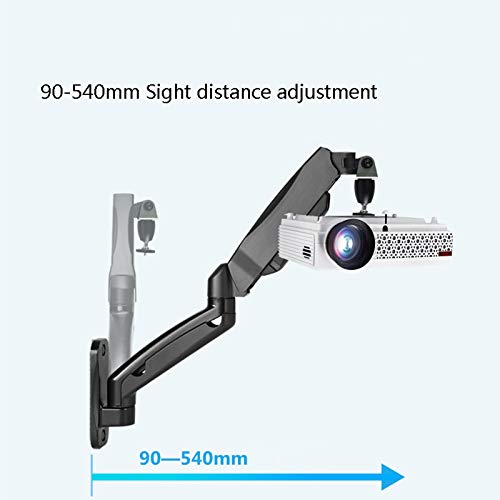 Soporte de Montaje de Proyector Extensible y Giratorio con Ajuste de Altura Flexible 4