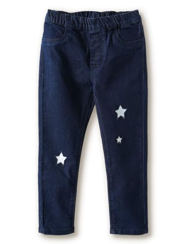 Image of Amazon Brand - Symbol Girls Cotton Rich Stretchable Jogger Jeans | Elasticated Waistband | Jeggings | Age 2-12 Years