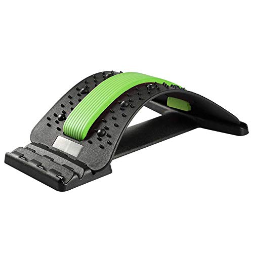 Preisvergleich Produktbild Laogg Rückenstrecker Rückenmassage Muskelverspannungen Fitness Back Stretcher 3 Stufen Einstellbar Rückendehner Unterstützung Gerät zur Rückenschmerzlinderung und Haltungskorrektur