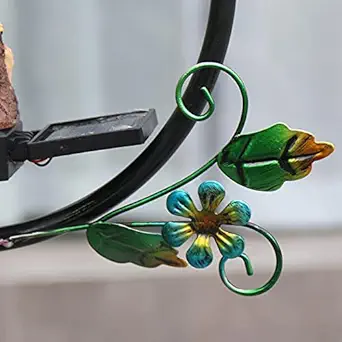 FHS Waterproof Solar Light Hanging Garden LED Lights for Porch Landscaping Path