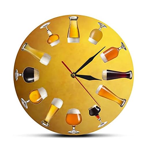 Olika Cold Craft Beer Wall Clock Brewing Beer S Timepiece Art Clock Home Brewer Fira Beer Diversity Wall Art Decor-No_Frame