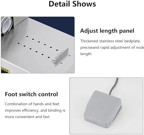 Automatic Sausage Tying Machine - Electric Sausage Linker for Home & Commercial Use, Fast & Efficient Sausage Maker, Heavy Duty, Easy to Operate, Perfect for BBQs & Catering