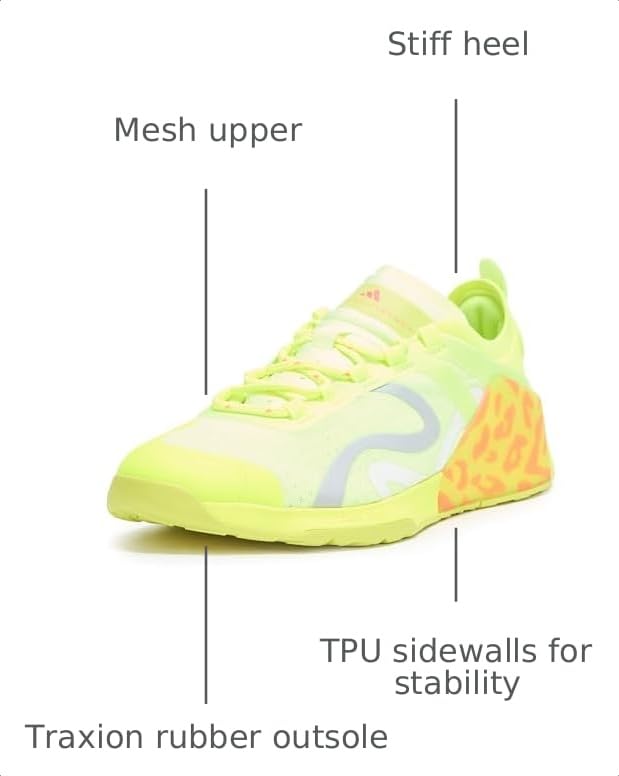 Image of adidas Womens By Stella McCartney Dropset Strength Training Sneakers Shoes - White