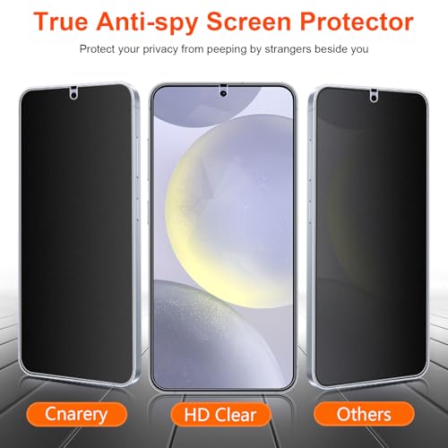 Cnarery 2 Pack for Samsung Galaxy S24 Plus Anti-Glare Matte Privacy Screen Protector 6.7 inch, Smooth and Responsive Touch Flexible EPU Film, [Support Fingerprint Unlock] [Self-Healing] [Not Glass] by Cnarery - Used condition - Image 7