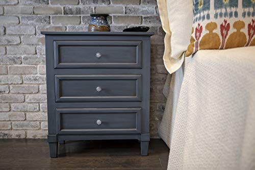 Decor Therapy Beckett 3-Drawer Side Table, 24x12x28, Antique Navy - Image 4