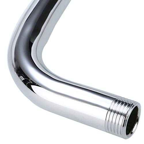 Braço de chuveiro de pescoço de ganso HEMOTON em forma de S, braço de chuveiro de aço inoxidável, ex