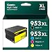 Produktbild 953 XL Druckerpatronen Multipack Wiederaufbereitet für HP 953XL Druckerpatronen Kompatibel für HP Officejet Pro 7740 8710 8715 8720 7720 8725 8730 8210 Drucker(1 Schwarz, 1 Cyan, 1 Magenta, 1 Gelb)