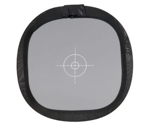 Khalia-Foto - Cartoncino grigio neutro flessibile per bilanciamento del bianco, 30 cm