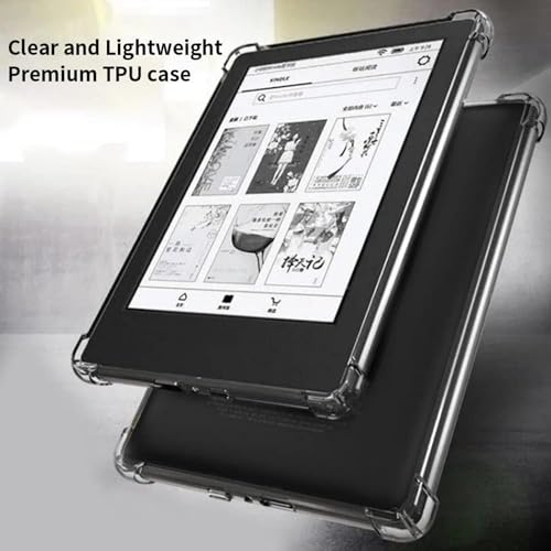 Capa e capa Transparente para Kindle Paperwhite 12ª geração de 7