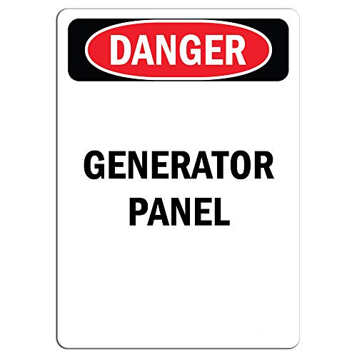 Cortan360 Danger Generator Panel Decal
