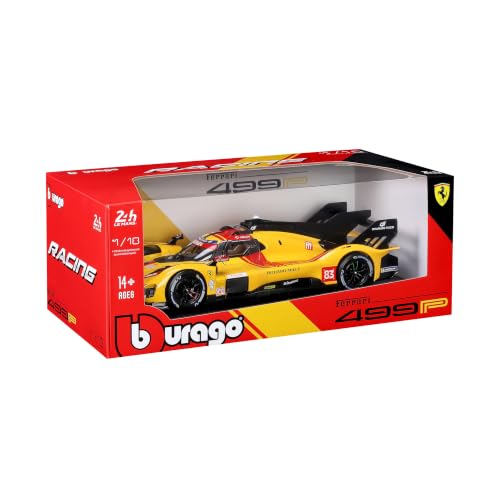 Bburago - Ferrari 499P 24H LMH Hypercar 2025 n° 83, Voiture miniaturisée, échelle 1:18