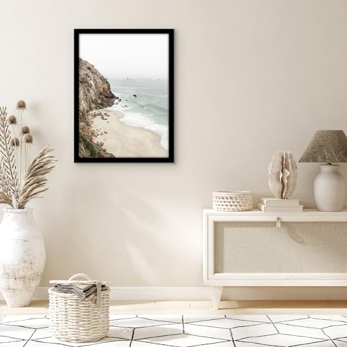 Americanflat 21x29 Picture Frame with Polished Plexiglass - Black Picture Frame - Wide Photo Frames Made of Engineered Wood for Vertical or Horizontal Wall Display - Epic Collection - Black