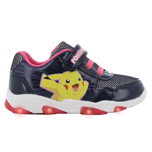 Ya en mundofriki.es: Leomil Pokémon Zapatos niñas Zapatos con Luces para niños 28, Ideal para la Escuela y el Tiempo Libre, Azul