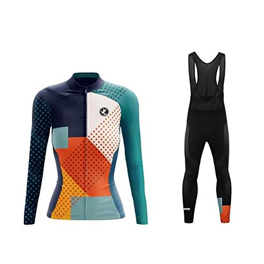 UGLY FROG Invierno Thermo Fleece Ciclismo Ropa Maillot Mujer Jersey+Pantalones Largos Culote de Ciclismo Conjunto Entretiempo para Deportes al Aire Lib