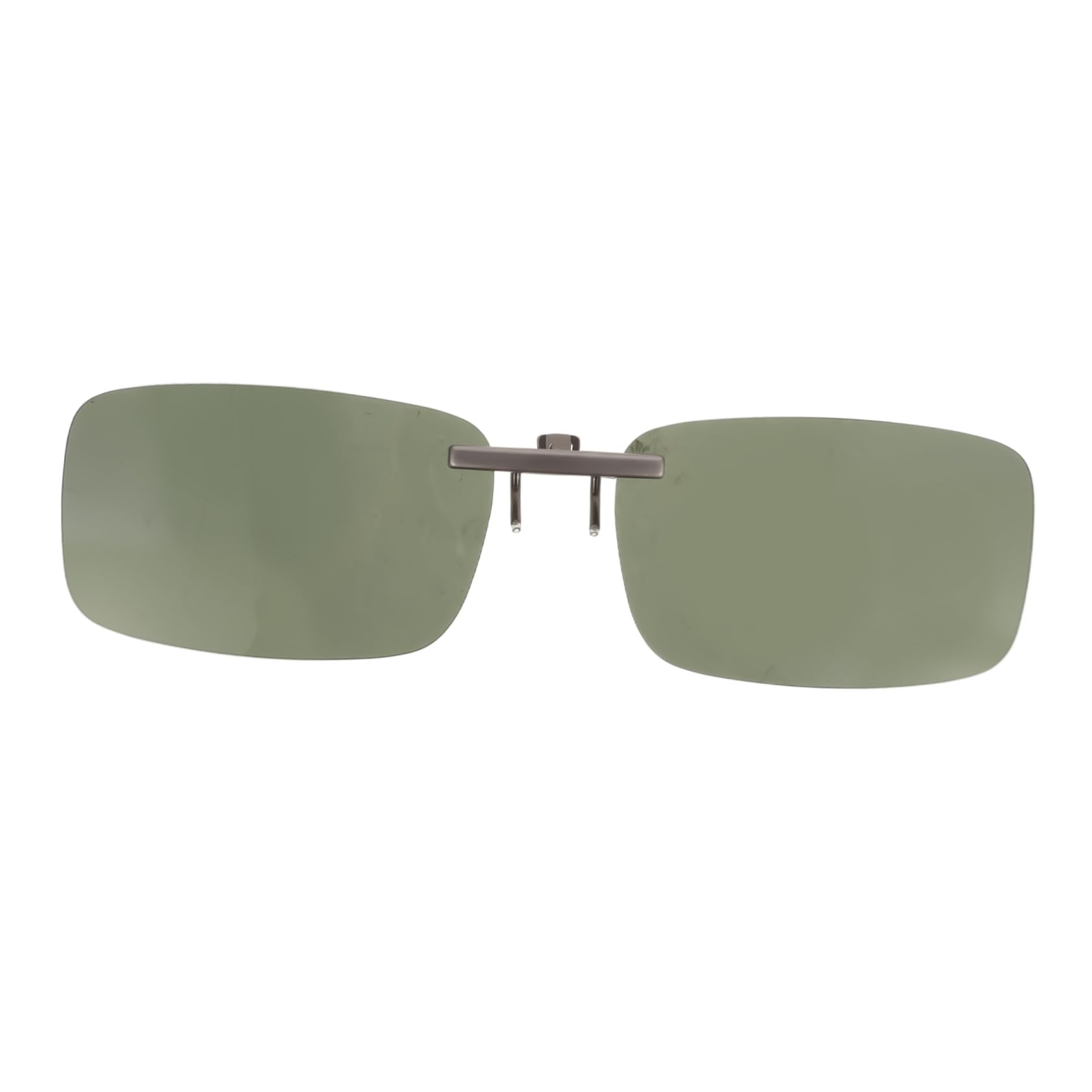 NOLITOY Unisex Clip on Sunglasses Resin Sunglasses with Clip Flip on Sunglasses Polarized Clip on Sunglasses for Men Green