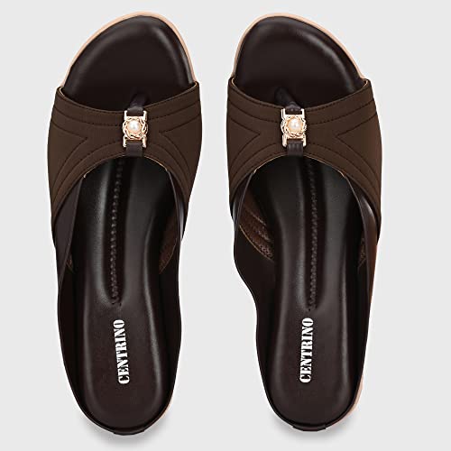 Image of Centrino Women Thong Sandals & Comfortable Ortho Care Sandal For Ladies | Fashion Wear Sandal & Chappal | Soft Cushioned for More comfort (6213)