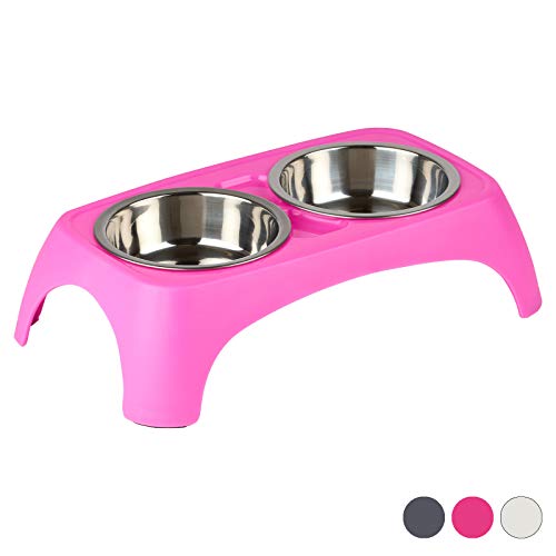 Me & My Pets Small Twin Raised Feeding Bowl