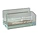 Personalized Glass Business Card Holder, 2" x 4" x 2 1/4", Lawyer Gift