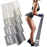 HAPBEAR Resistance Bands Set, Elastic Exercise Bands with 5 Resistance Levels, Skin-Friendly TPE Str