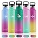 HoneyHolly Botella de Agua aislada al vacío de Acero Inoxidable, diseño de Pared Doble, Boca estándar 750ML - sin bpa Botellas para Correr, Gimnasio, Yoga, Ciclismo