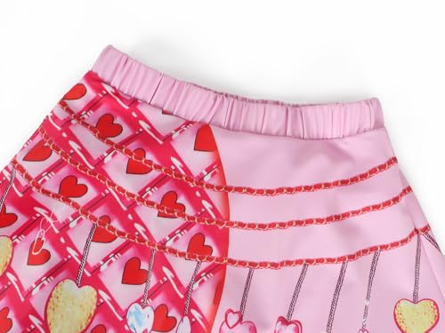 Image of WonderBabe Swimsuit for Girls Princess Swimsuit Bathing Suit Swimwear Tankini Rise of Red Outfit Two Piece Set Size 7-8
