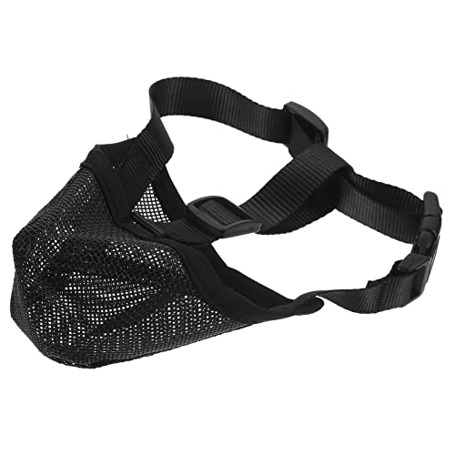 HOLIDYOYO Breathable Dog Muzzle for Dogs Elastic Mouth Protector Biting Easy to Clean Soft Mesh Material for Comfortable Use