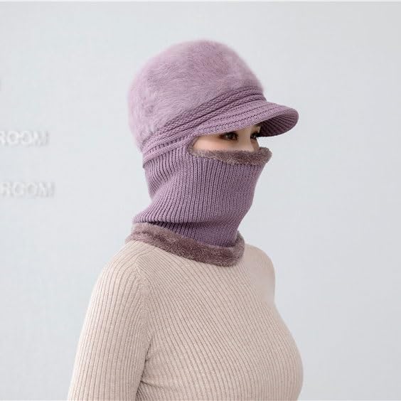 Middle-Aged and Elderly Hat Ladies Winter Thickened Mom Wool Cap Elderly Winter Warmth3